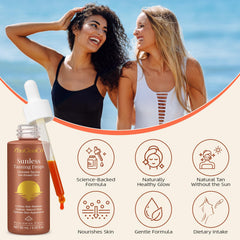 ZhuguaCo tan progress swatches illustrate gradual color development.