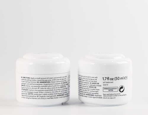 Ziaja Goat's Milk Day Cream texture close-up, smooths and hydrates.