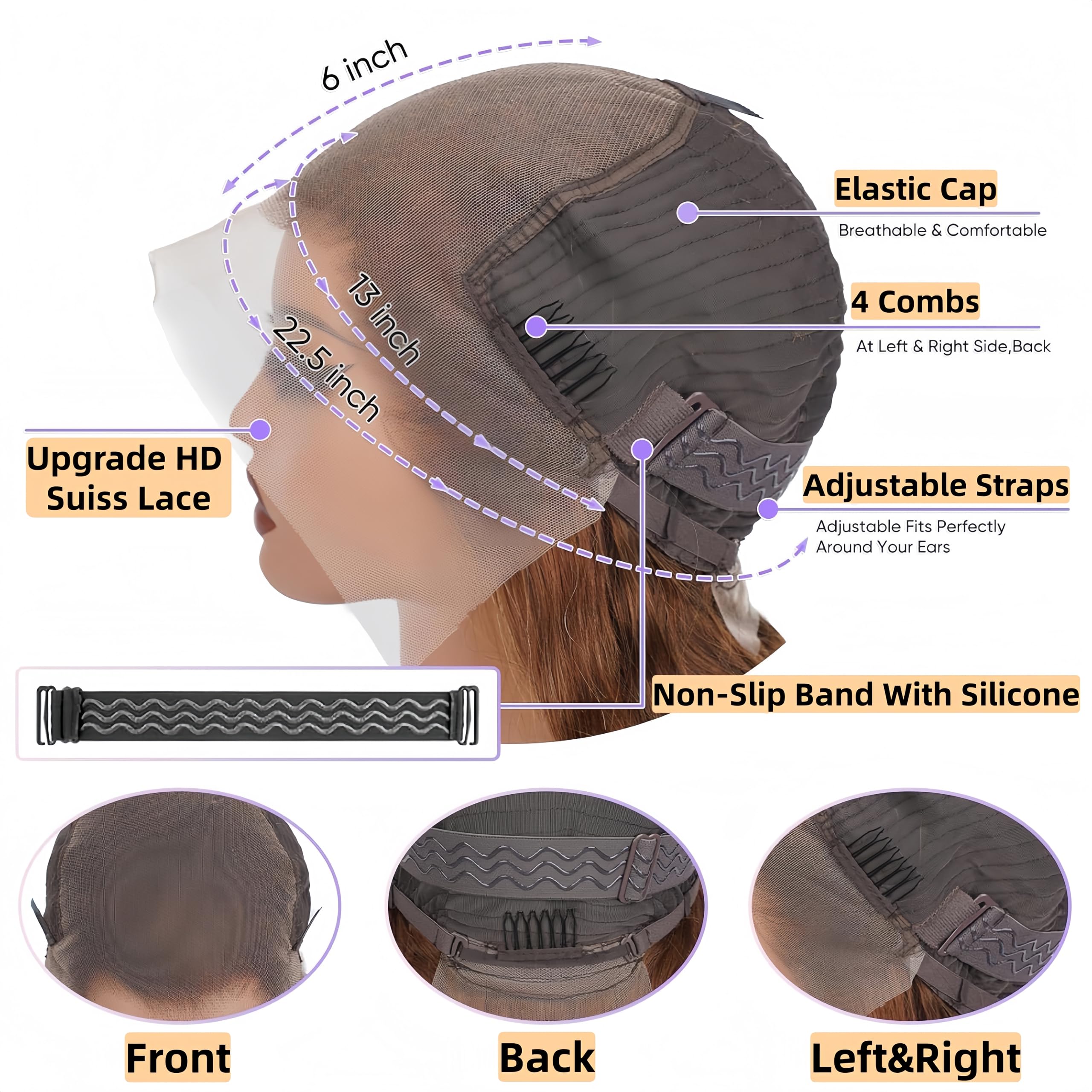 Zihomha natural-looking simulated scalp and precise knotting for seamless appearance.