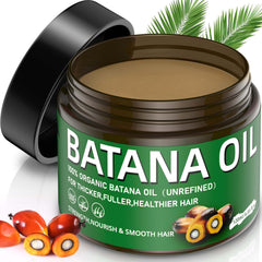 ZIIDII batana oil bottle closeup showing pure, unrefined formula for healthier hair.