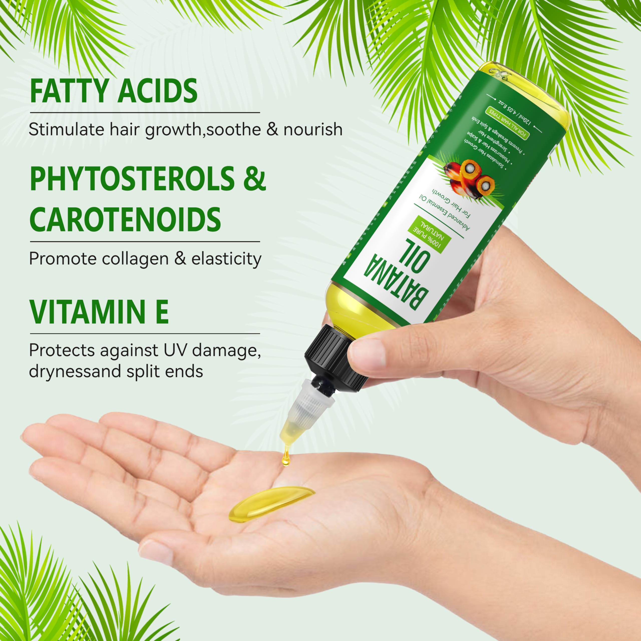 ZIIDII Batana Oil scalp massage scene highlights easy application and nourishment.