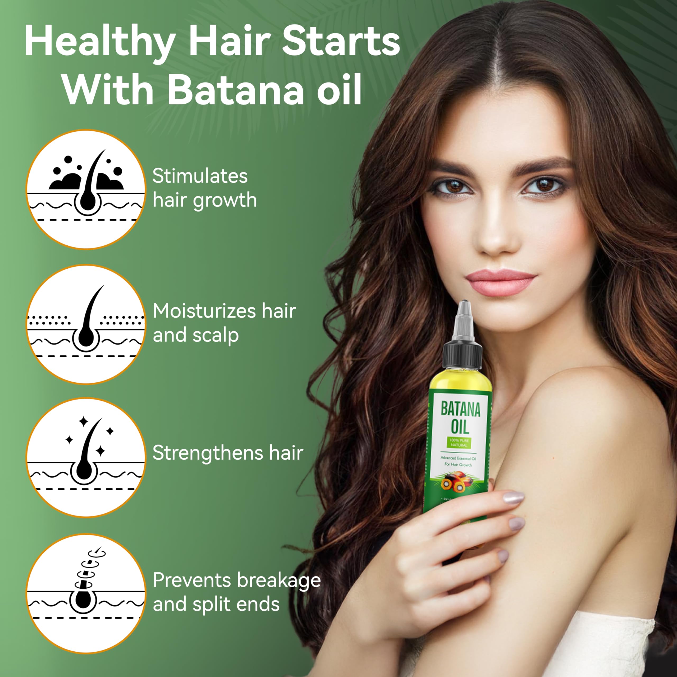 ZIIDII Batana Oil pour reveals rich texture for deep hair nourishment.