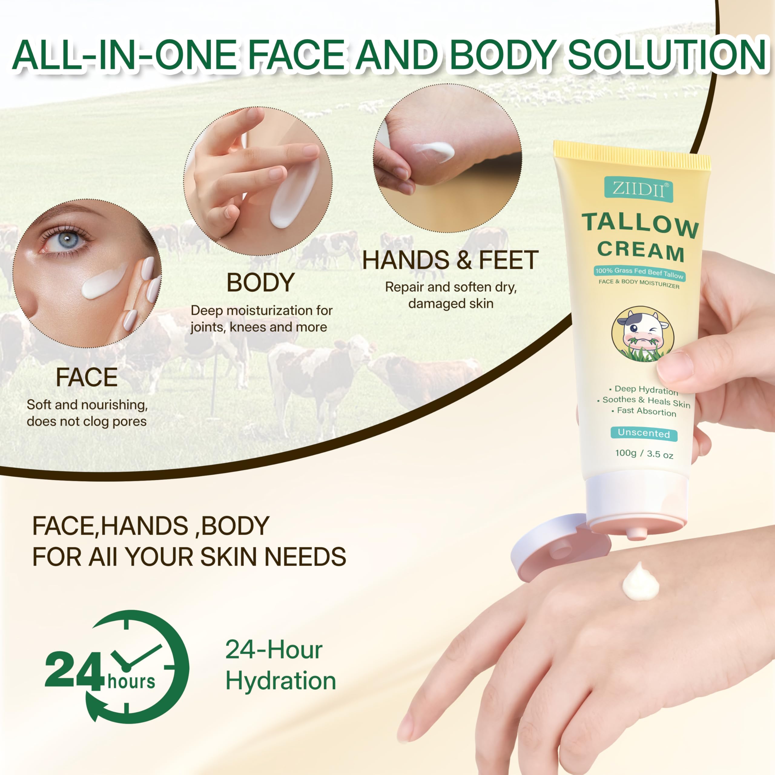 ZIIDII unscented moisturizer ideal for sensitive skin