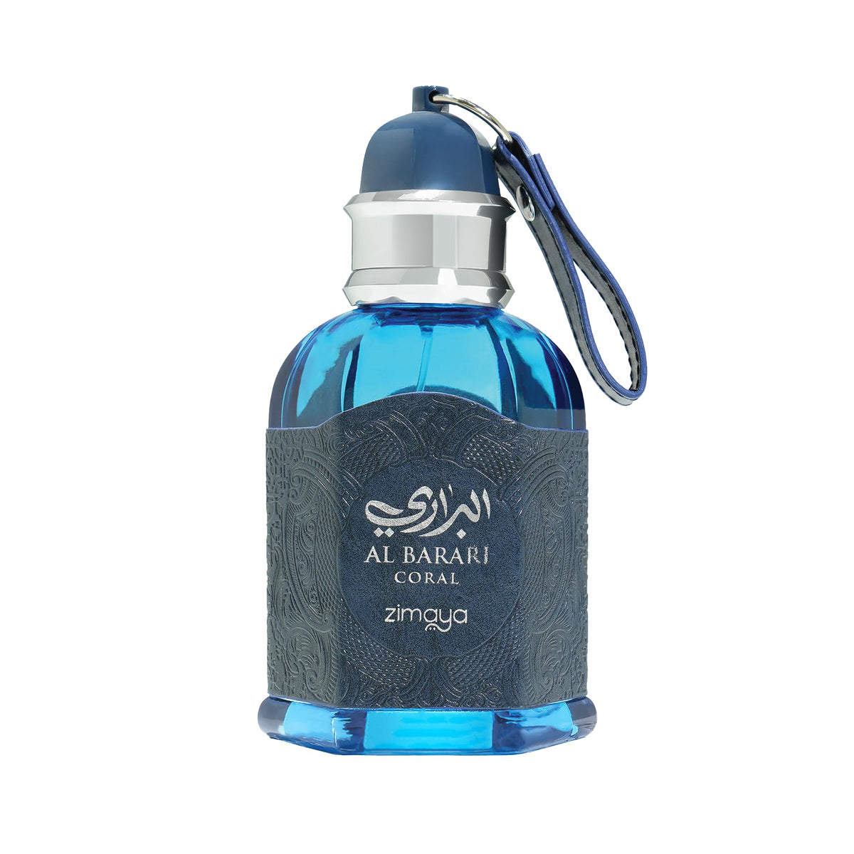 Zimaya Al Barari Coral bottle close-up for a tropical, long-lasting feel