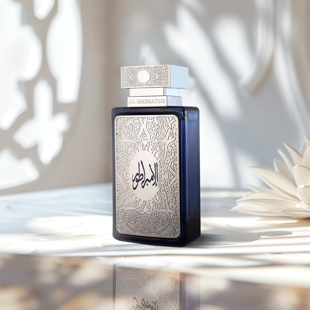 Zimaya Al Embratur Intense close-up shows amber vanilla base and lasting scent.
