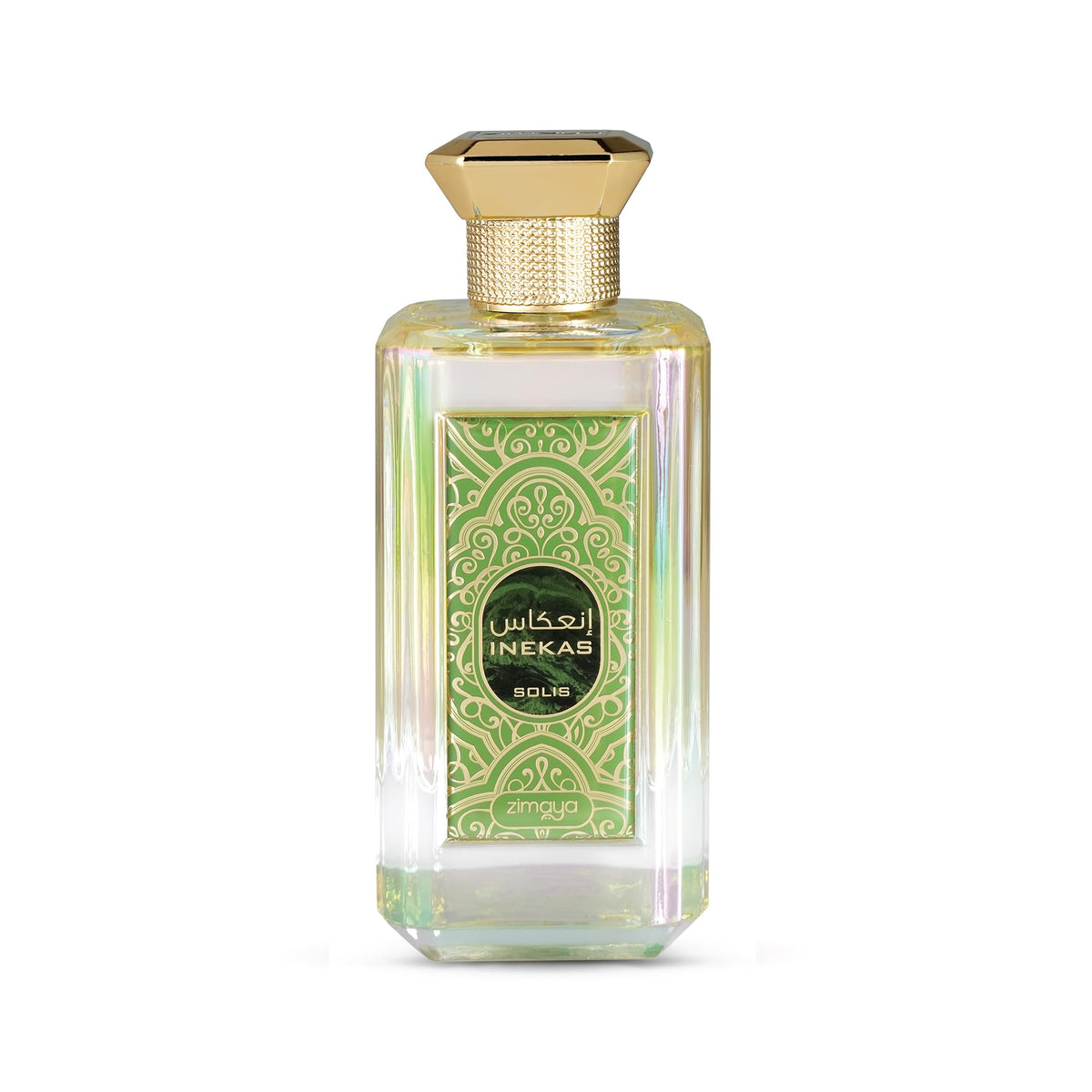 Zimaya Inekas Solis bottle front view for daily elegance