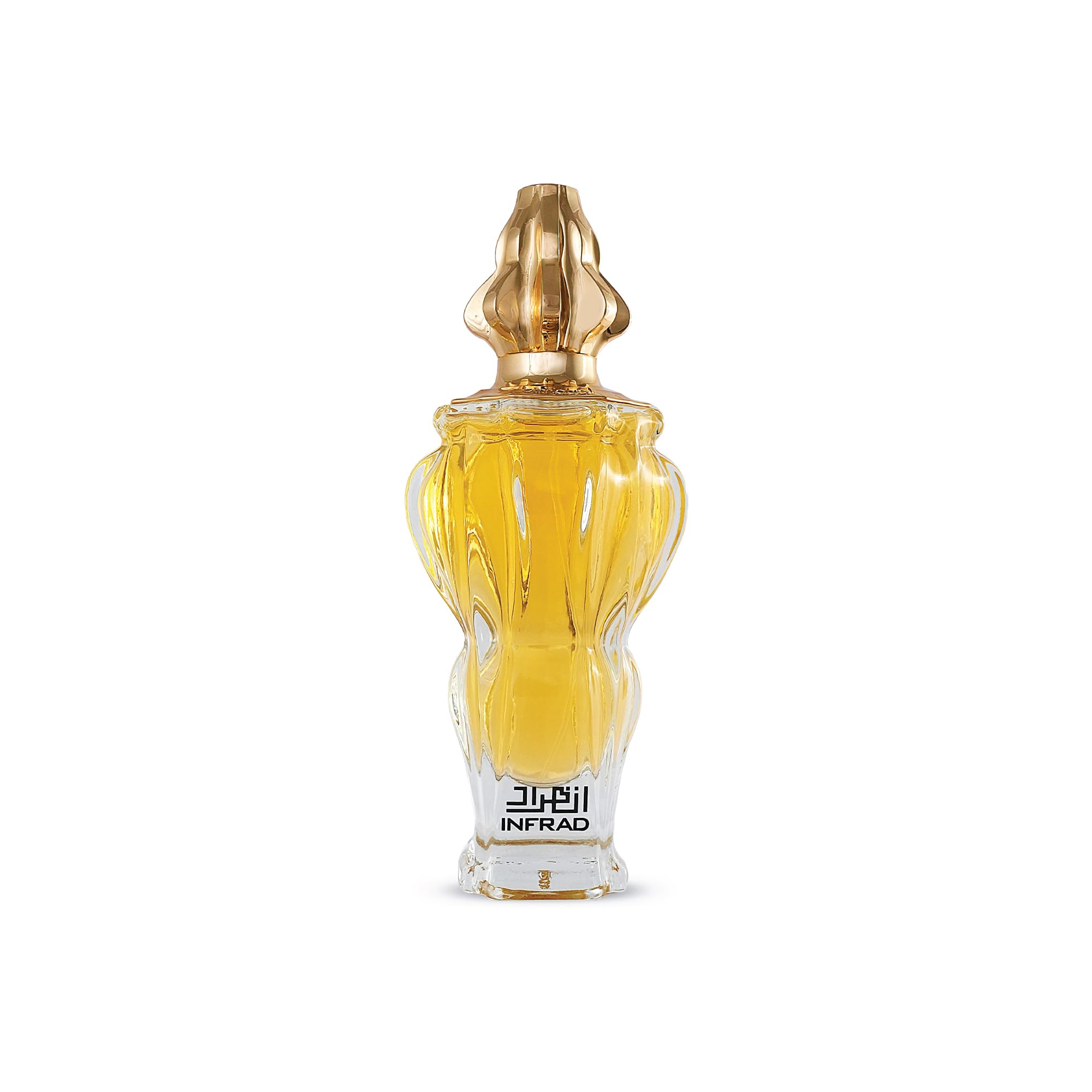 Zimaya Infrad Luxe Pour Femme bottle showcasing warm vanilla notes and caramel depth.