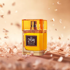 Zimaya Mazaaj heart and base shot evokes cinnamon, musk, patchouli and lasting sophistication.