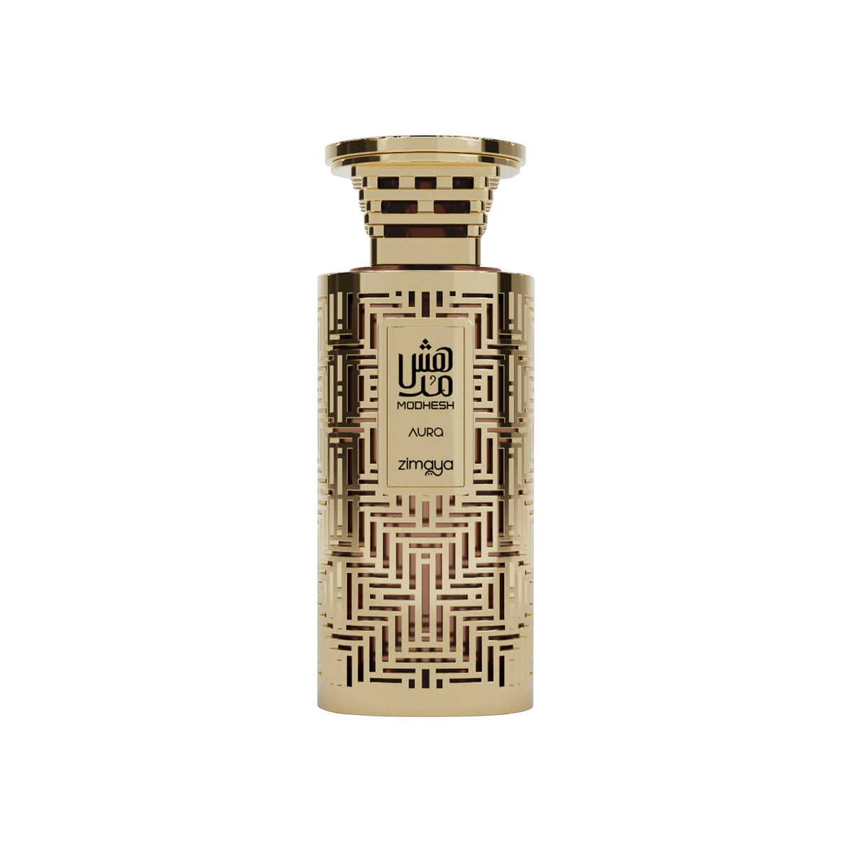 Zimaya Modhesh Aura bottle, 3.4 oz, for confident everyday presence.