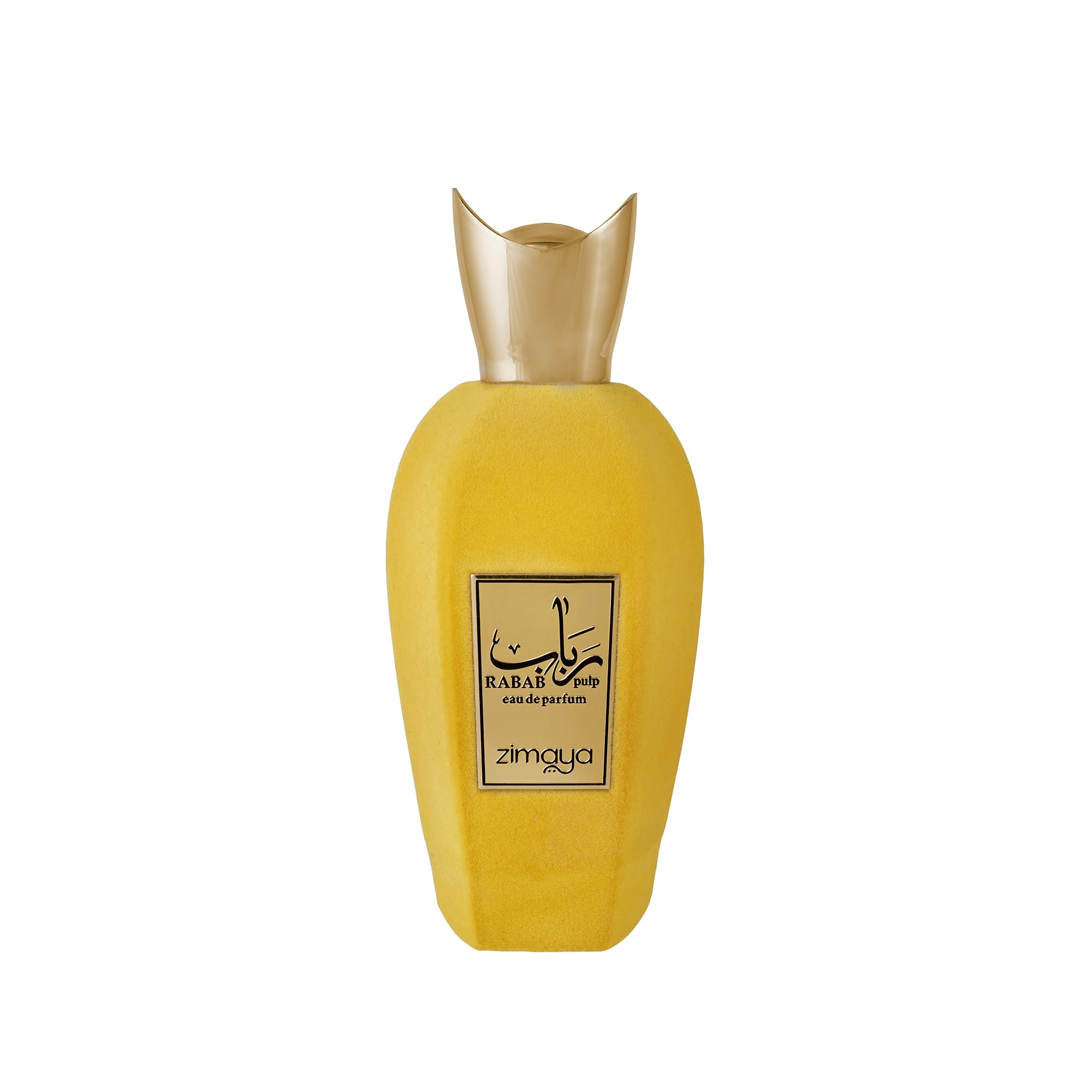 Zimaya Rabab Pulp bottle front view for a modern unisex fragrance