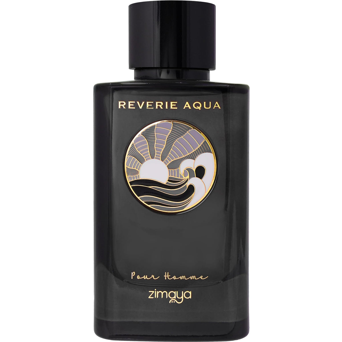 Zimaya Reverie Aqua Pour Homme bottle front view for a fresh, confident daytime scent