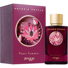 Zimaya Reverie Petals cap detail highlighting refined packaging.