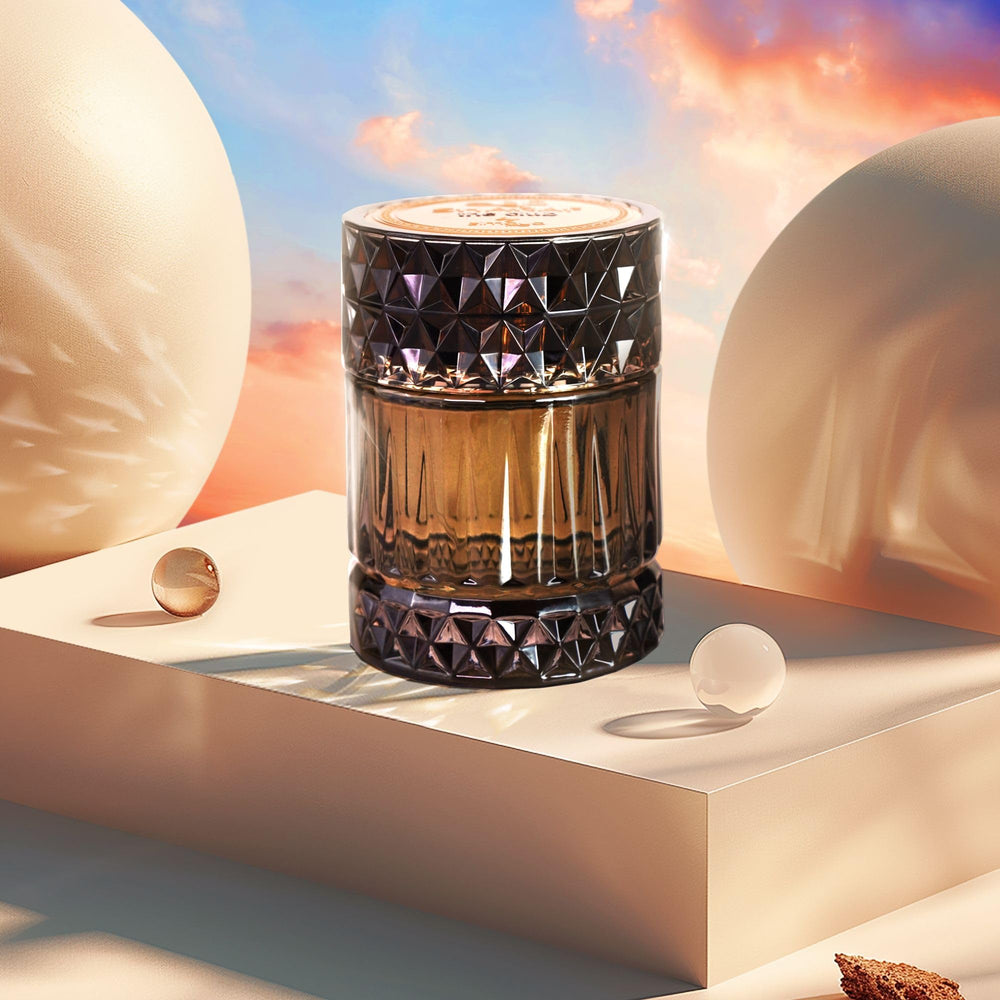 Zimaya Sharaf oriental notes on packaging emphasize warmth and depth.