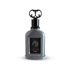 Zimaya Stallion bottle showcases a crisp, versatile scent ideal for daily wear.