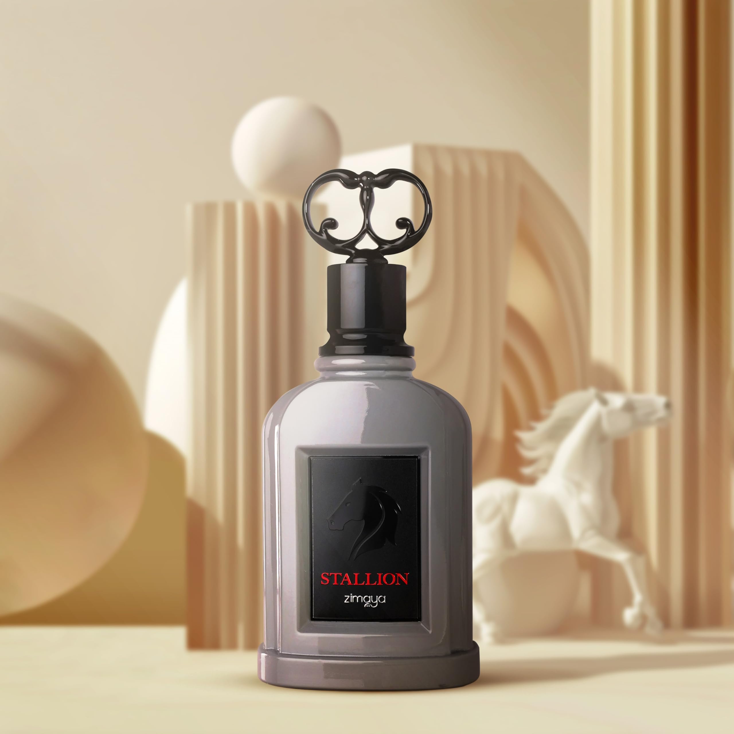 Zimaya Stallion cap design emphasizes masculine elegance and premium finish.