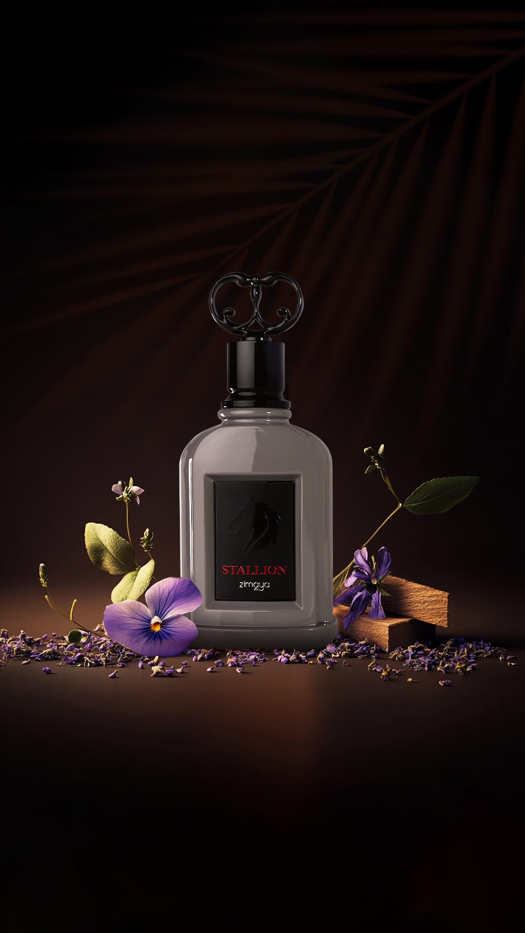 Zimaya Stallion woody suede base adds warmth and sophisticated depth.
