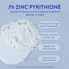 ZINCON creamy foam-lather demonstrates rich cleansing experience.