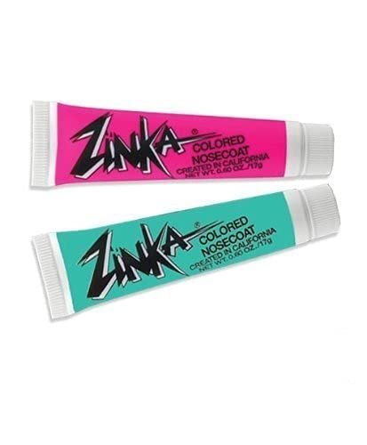 Zinka Nosecoat Teal application on skin for durable color-blocking.