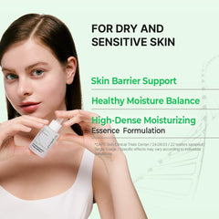 Zipiderm ceramides and Bio-EGF ingredient illustration showcases barrier-supporting formula.