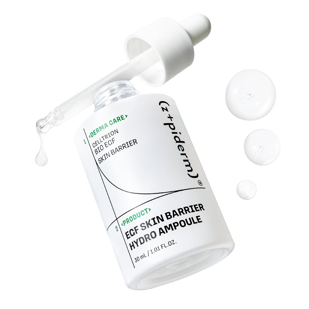 Zipiderm EGF Hydro Ampoule bottle delivers lightweight hydration for delicate skin.