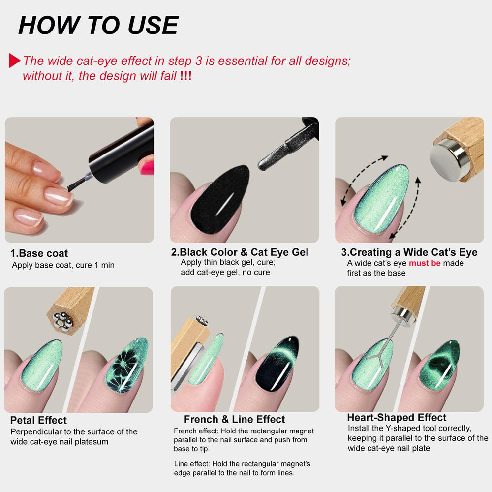 ZIRATONES strong magnet power supports consistent effects across multiple nails.