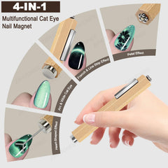 ZIRATONES Y-shaped heart tool highlights precise heart shapes in cat eye designs.