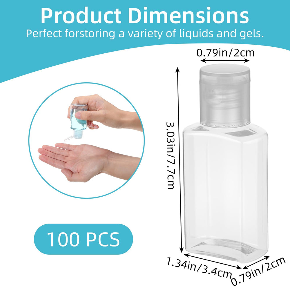 zisiueel travel bottle with flip cap block leaks during travel