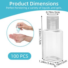 zisiueel travel bottle with flip cap block leaks during travel