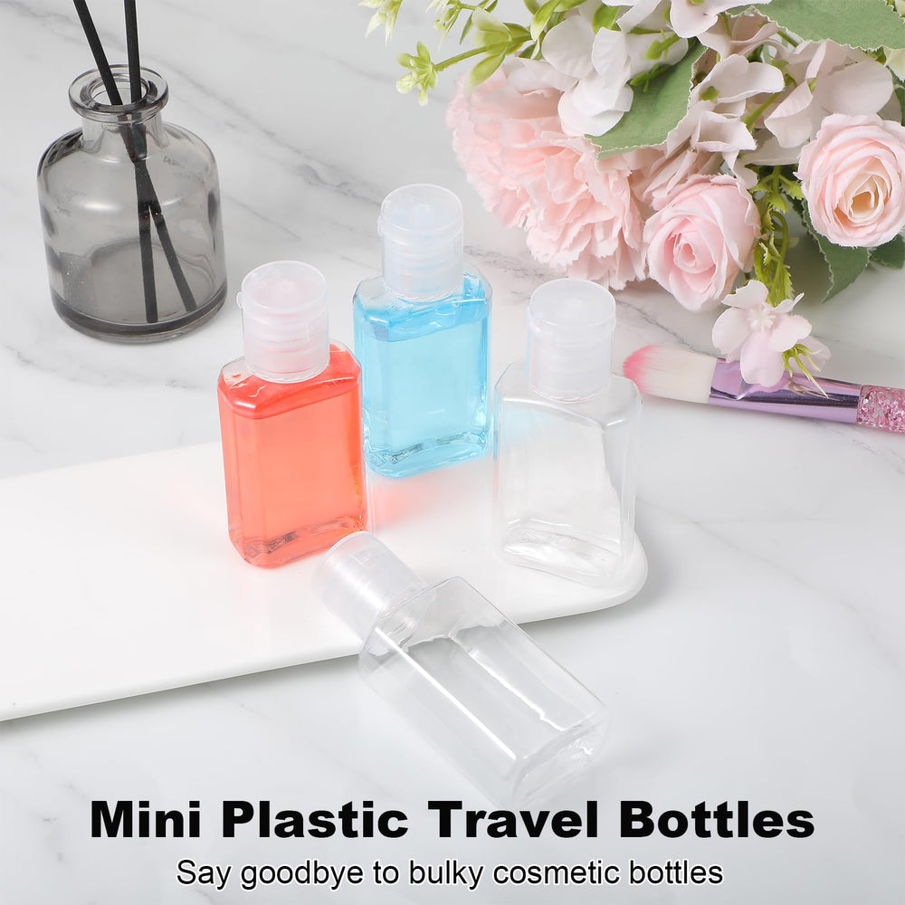 Zisiueel clear 30ml bottle front view ideal for toiletries on the go.