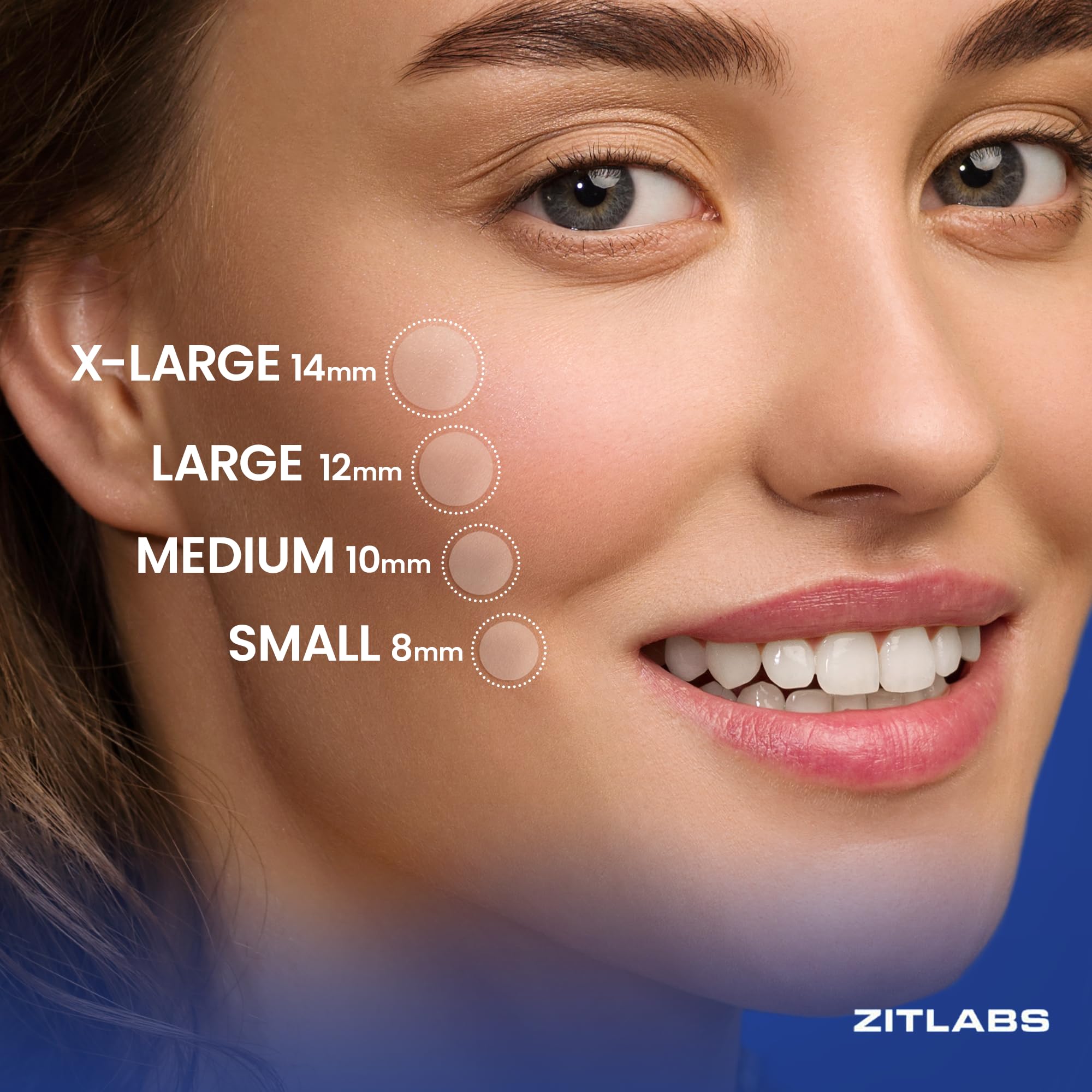 Overnight and daytime use options help manage breakouts.