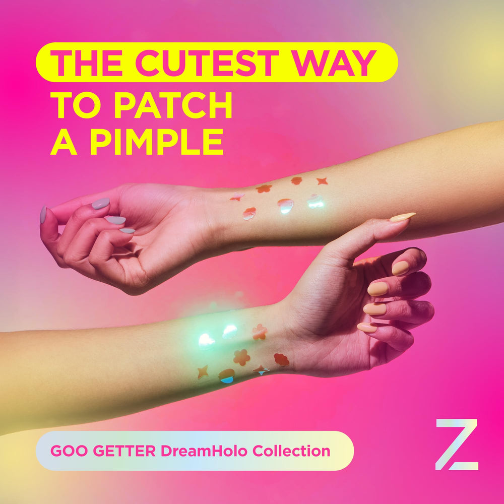 ZitSticka DreamHolo holographic designs add playful flair to skincare routines.