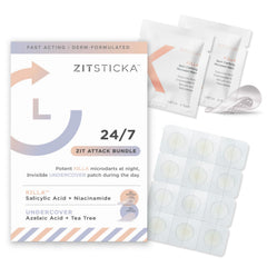 ZitSticka invisible pimple patches on the face offer discreet, quick blemish defense.