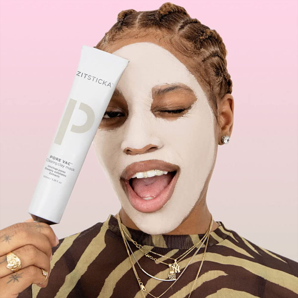 ZitSticka PORE VAC packaging hero conveys premium derm-backed care.