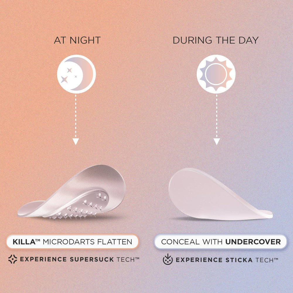 ZitSticka UNDERCOVER patches conceal blemishes discreetly for overnight skin support.