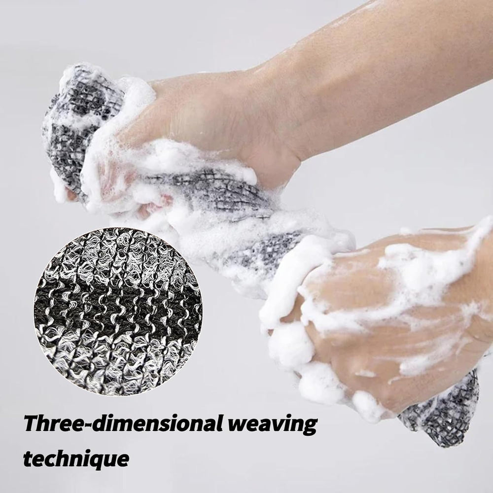 ZIVWAGX Blissal Exfoliating Towel extended-length design for total-body access.
