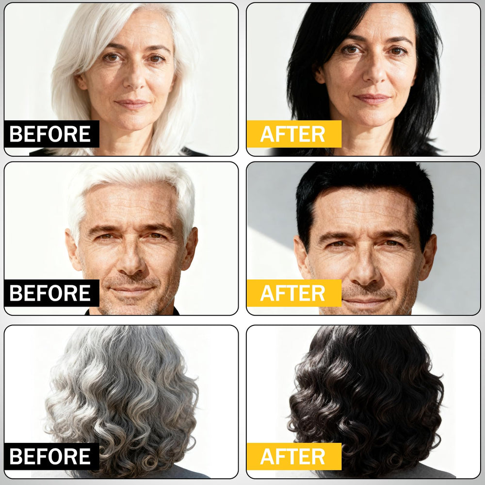 ZIXSIRP color-safe results across different hair tones.