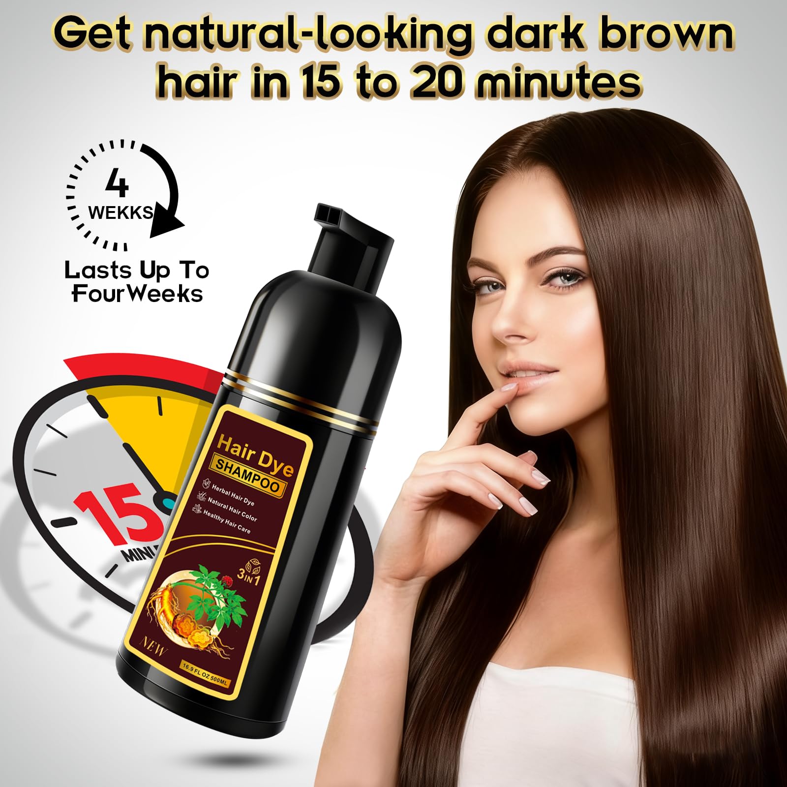 ZIXSIRP in-shower use shows natural color rinse.