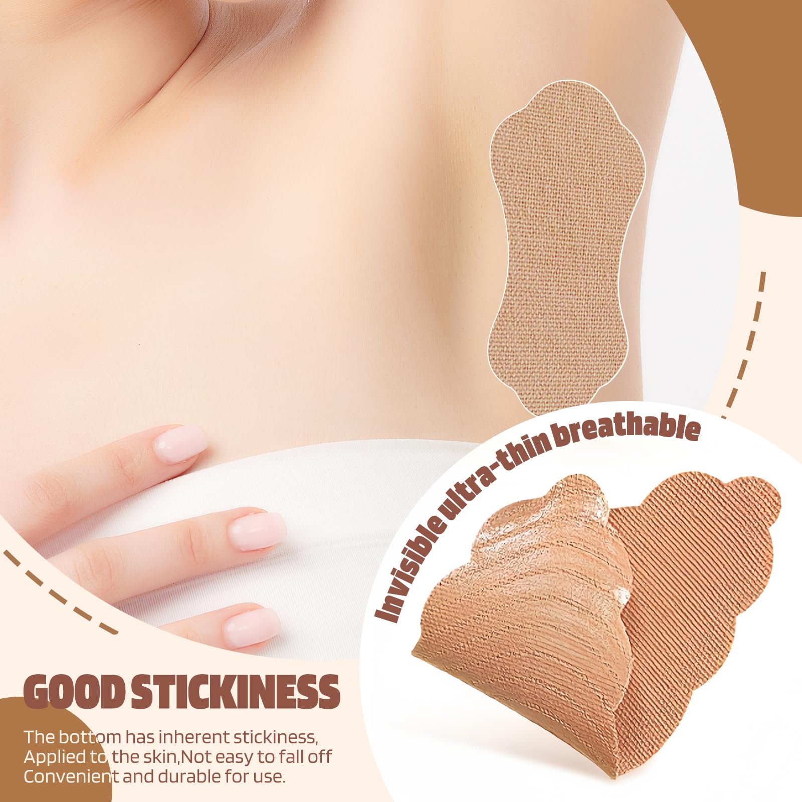 ziyue cotton-soft material armpit pads offer skin-friendly comfort