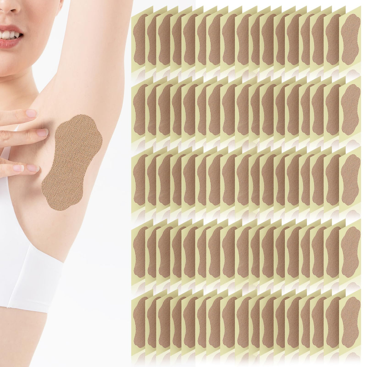ziyue underarm sweat pads pack 100 discreet wear keeps clothes dry