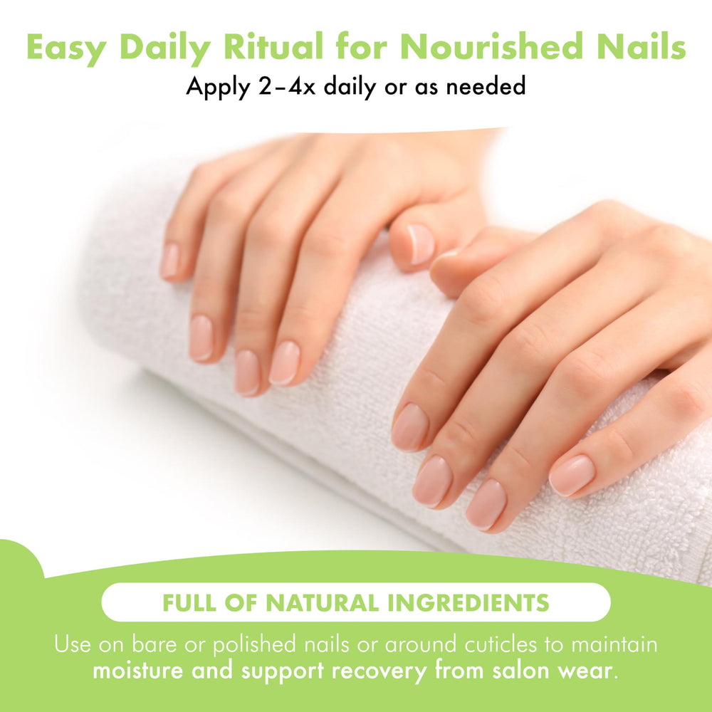 Zizia Citrus Nail Tonic ingredients label shows plant oils and proteins.