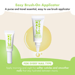 Zizia Citrus Nail Tonic helps nails look smoother after use.
