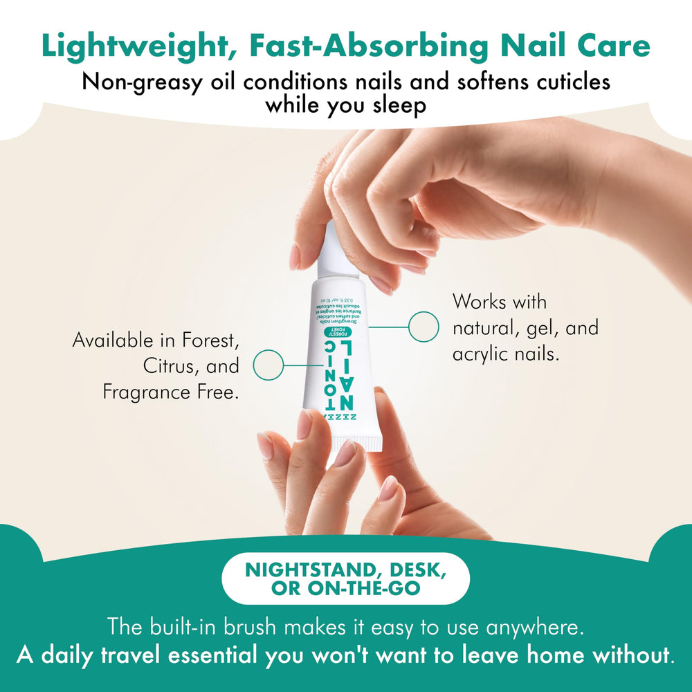 Zizia Forest Nail Tonic nourishes nails and surrounding skin