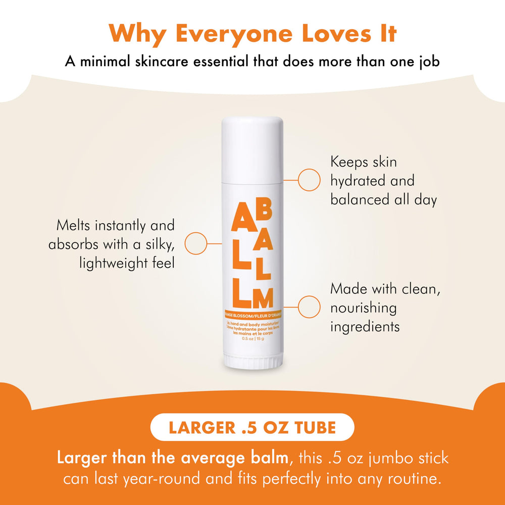 Zizia balm stick massaging into hands for lightweight, non-greasy moisture