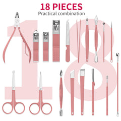 ZIZZON 18-in-1 case closed showcasing compact, portable grooming kit