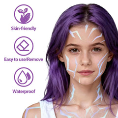 Zizzy Zuzim waterproof tattoo stickers stay vivid during events