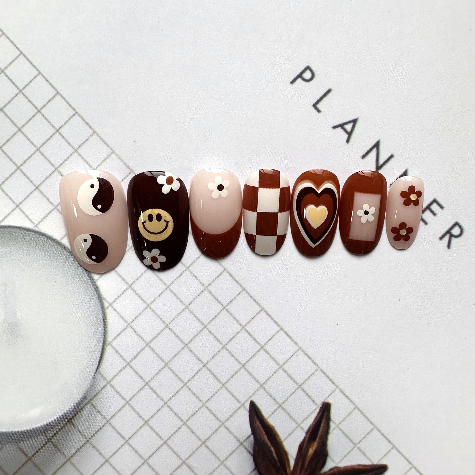 ZJHGDR durable ABS nails with glossy finish for long wear.