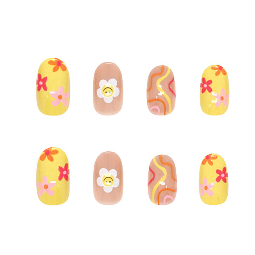 ZJHGDR short nails with stickers enable fast application