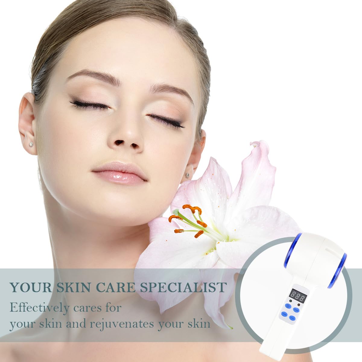 ZJIVQO cold therapy setting tightens skin and minimizes surface tension