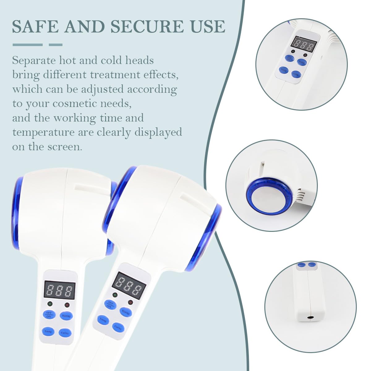 ZJIVQO double-head hammer massage aiding skin tightening and absorption