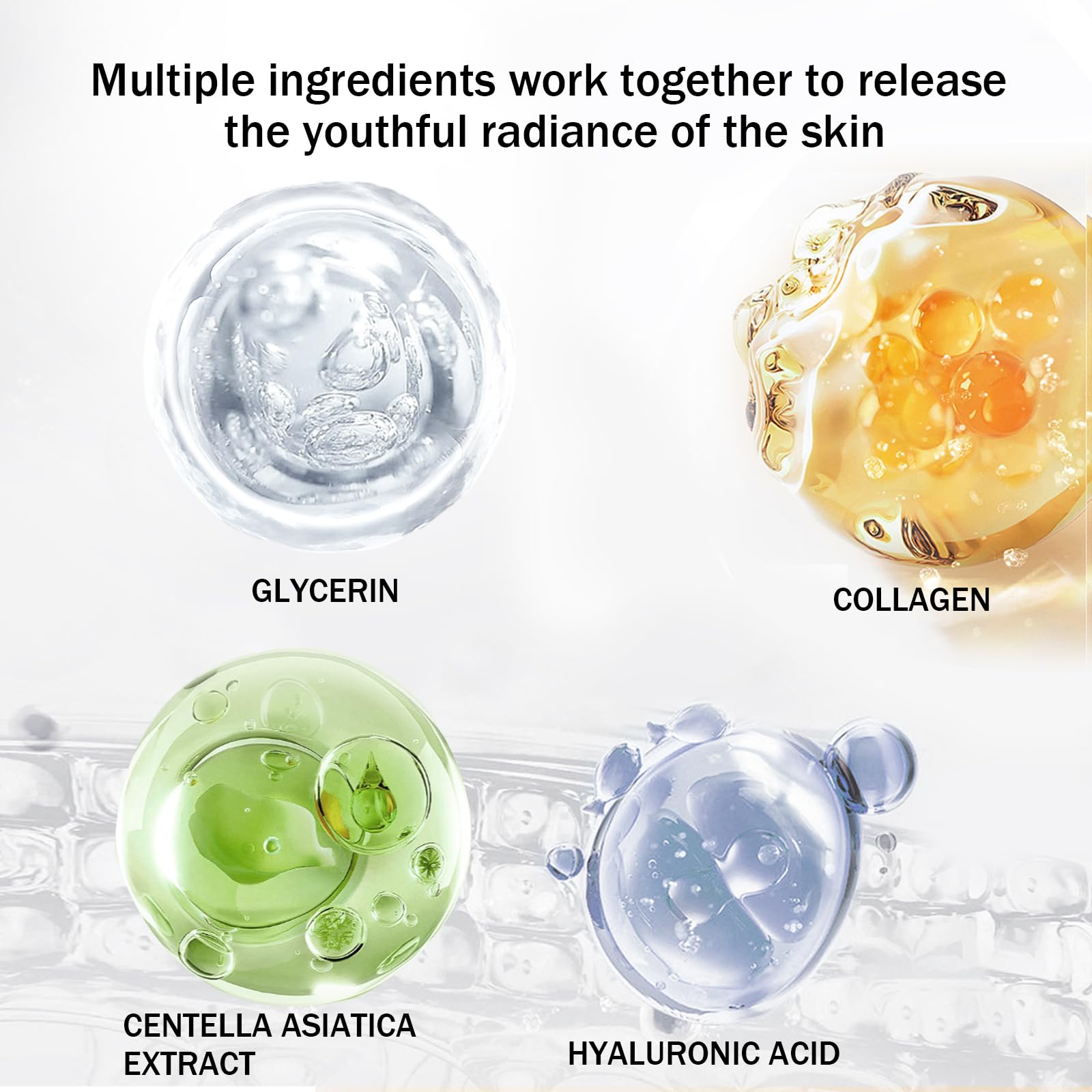 ZMBeauty centella asiatica extract close-up emphasizing soothing formula.